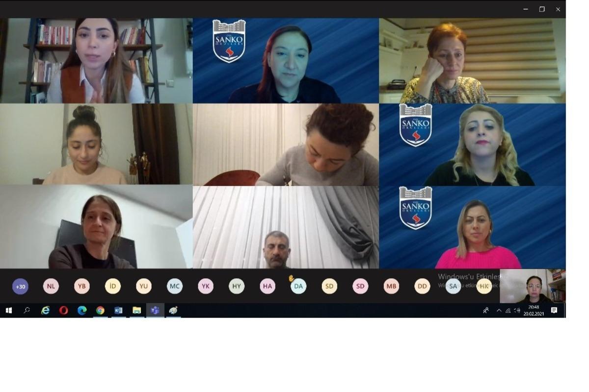 Sanko okullarında online veli s&ouml;yleşisi yapıldı
