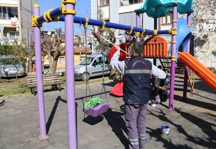 Turgutlu’da parklar bahara hazırlanıyor G1