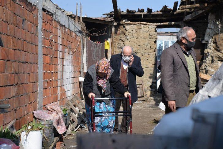 Evleri yanan aileye Altıeylül Belediyesi yardım etti G1