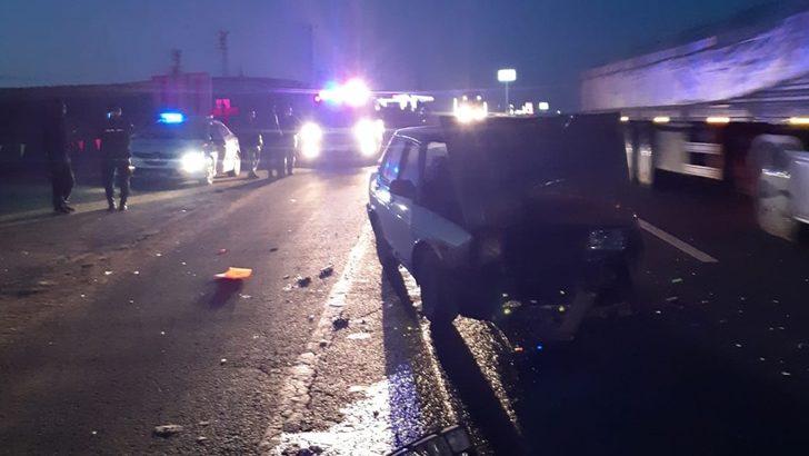 Hafif ticari araca çarpan alkollü sürücü yaralandı G1