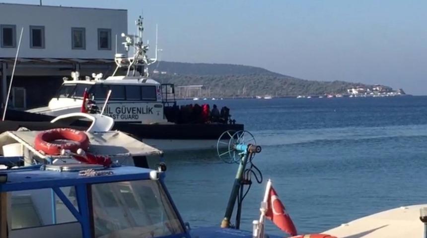 İzmir&rsquo;de 35 d&uuml;zensiz g&ouml;&ccedil;men yakalandı