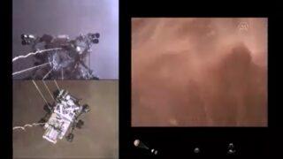 NASA, Perseverance’ın Mars’a iniş anının görüntülerini yayınladı