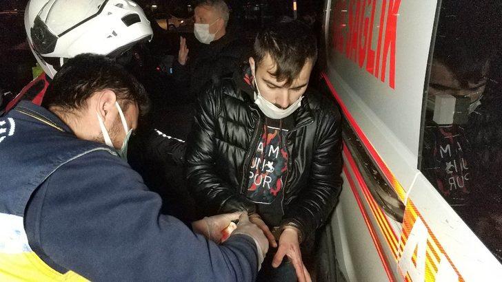 5 lira vermeyen güvenlik görevlisini bıçaklayarak hastanelik etti, yakalanınca "benden şikayetçi olma" dedi G3