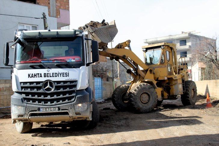 Kahta’da cadde ve sokaklar yenileniyor G4