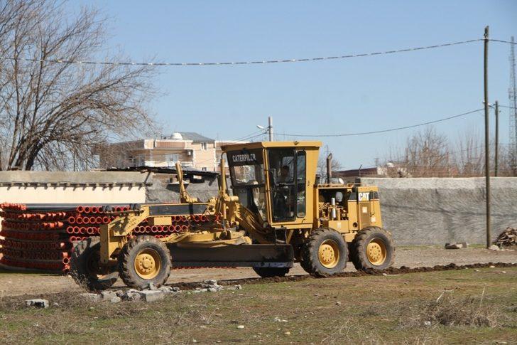 Kaymakam Türkmen üstyapı çalışmalarını inceledi G2