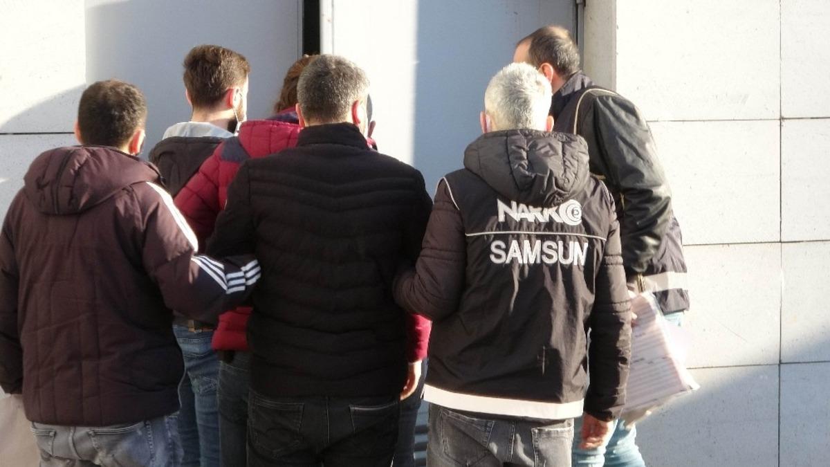 Samsun merkezli su&ccedil; &ouml;rg&uuml;t&uuml;ne şafak operasyonu: 57 g&ouml;zaltı
