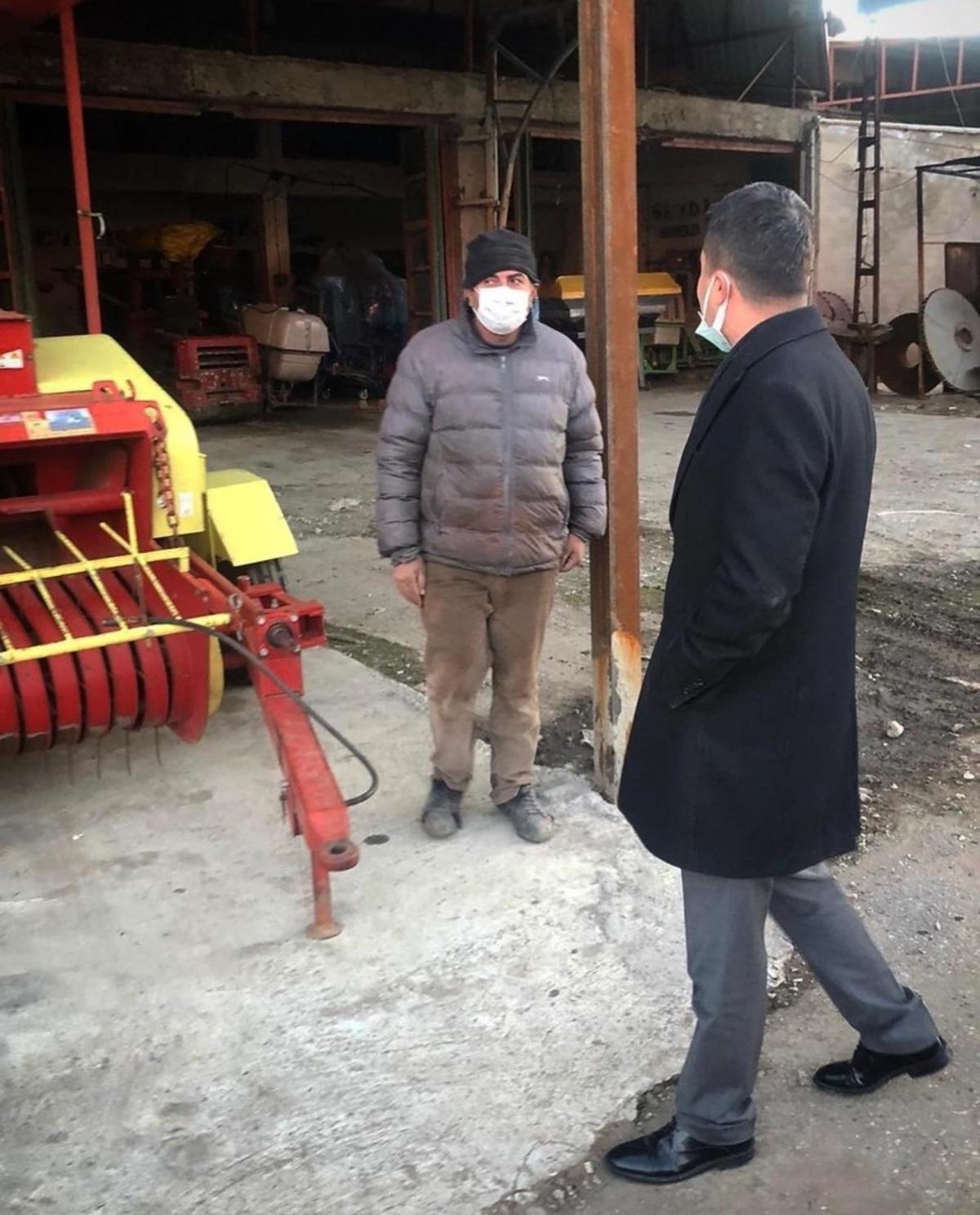 Kaymakam &Ouml;zt&uuml;rk, sanayi esnafını ziyaret etti