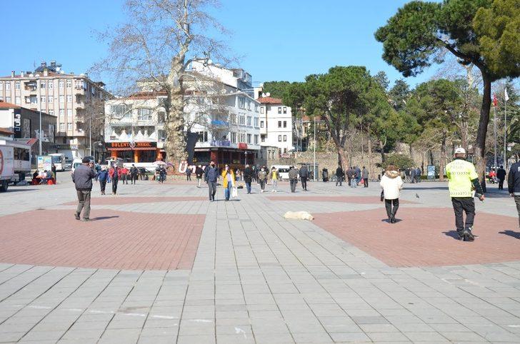 Polisten maske mesafe denetimi G2