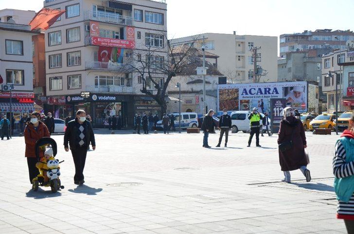 Polisten maske mesafe denetimi G3