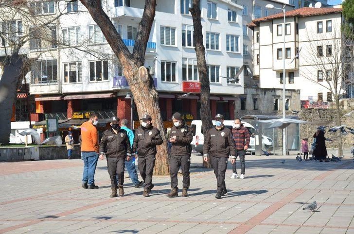 Polisten maske mesafe denetimi G4