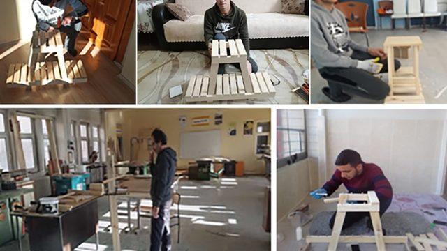 İşitme engelli öğrencilere  ‘atölye evim’ projesi