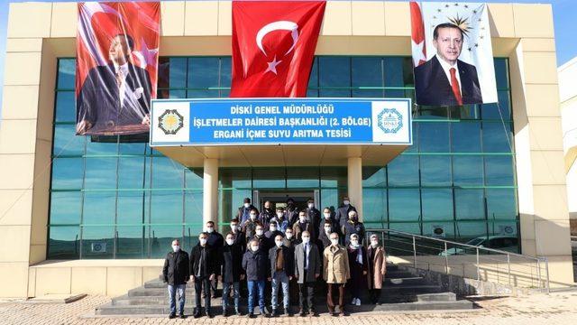 Tutşi, Ergani İçme Suyu Arıtma Tesisinde incelemede bulundu