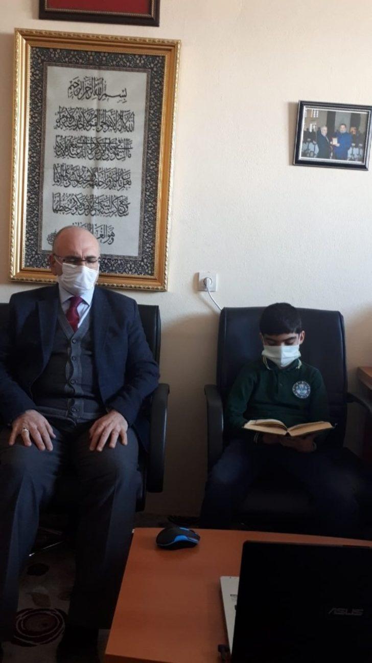 Kur’an-ı Kerim’i güzel okuma birincisi Darende’den G3