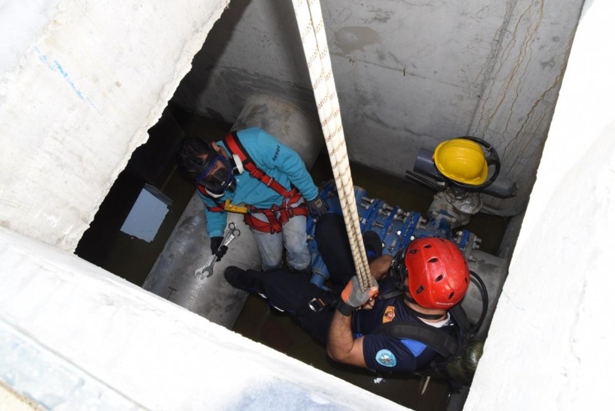 MASKİ&rsquo;de ger&ccedil;eği aratmayan tatbikat