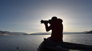 Volkanik kayaçlar üzerinde saklı! Gören telefonuna sarılıyor