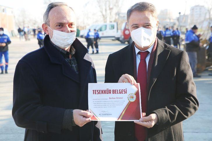 Başkan Deveci’den ekiplere teşekkür belgesi G4