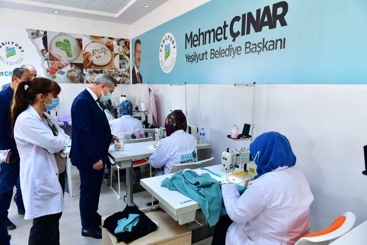 Başkan Çınar, tekstil kursunu ziyaret etti G3