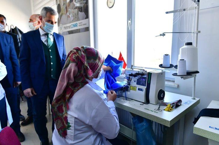 Başkan Çınar, tekstil kursunu ziyaret etti G4
