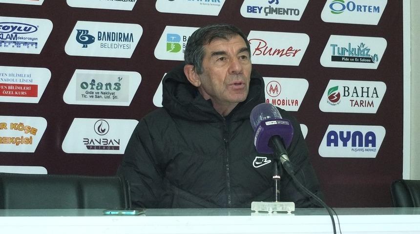 Hamdi Yılmaz: "İkinci yarı hakimiyetimizde olan ma&ccedil;ı gol atarak s&uuml;sleyemedik"