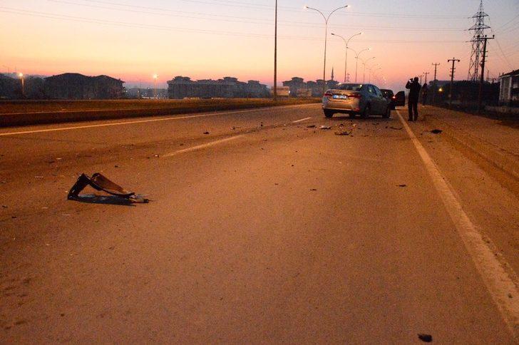 D010 karayolunda iki otomobil çarpıştı: 2 yaralı G5