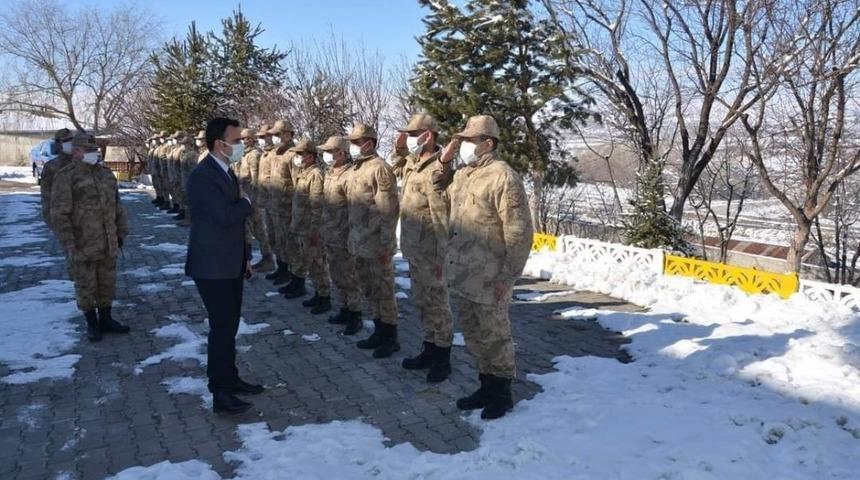 Kaymakamdan jandarmaya ziyaret