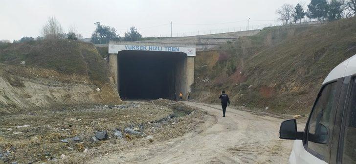 Hızlı tren tüneli girişinde yanmış erkek cesedi bulundu G5
