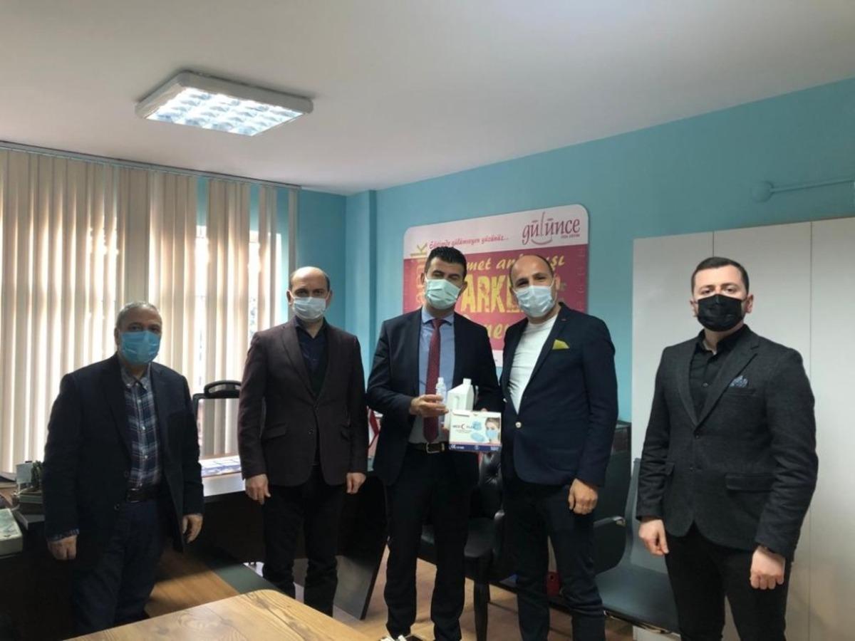 K&ouml;rfez&rsquo;deki rehabilitasyon merkezlerine hijyen malzemesi desteği