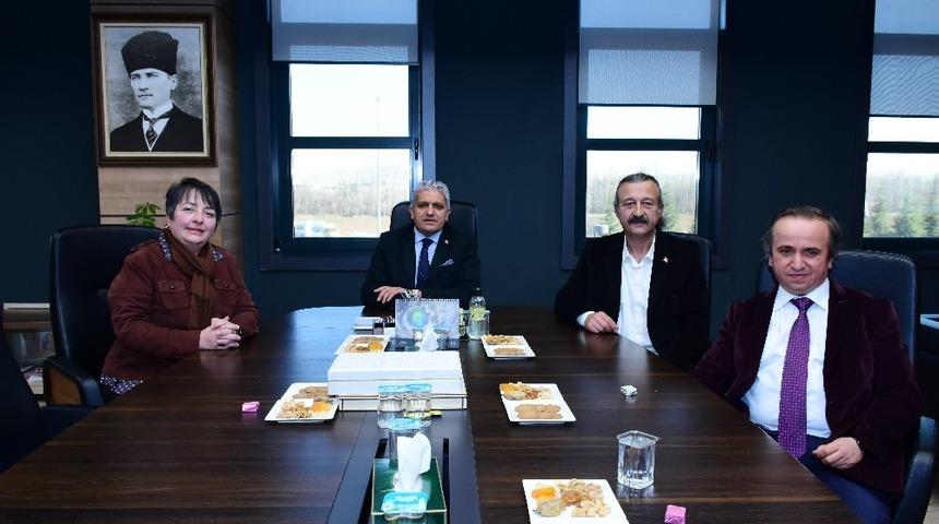 ES&Ccedil;EVDER&rsquo;den Başkan K&uuml;peli&rsquo;ye ziyaret