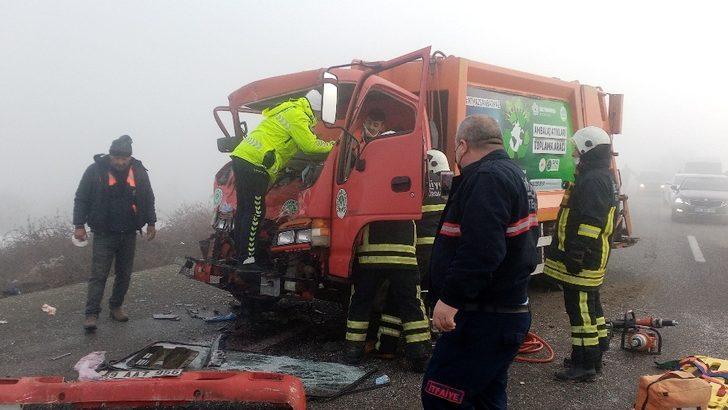 Tekirdağ’da 11 araç birbirine girdi: Sıkıştığı çöp kamyonunda “Canım çok acıyor, çıkarın beni bu kamyondan" diye bağırdı G5