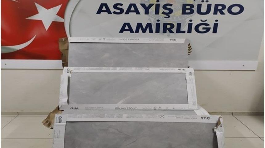 Fayans hırsızı yakalandı