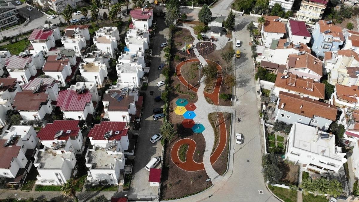 Marmaris Z&uuml;beyde Hanım Parkı yenilendi