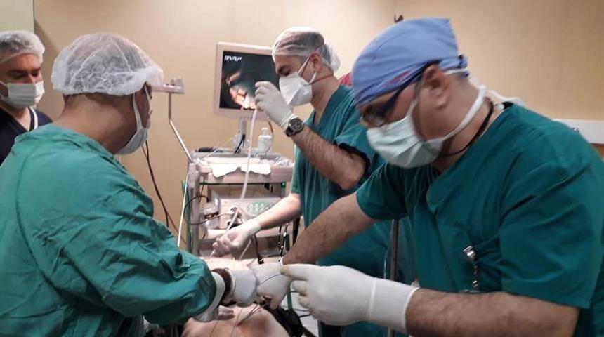 Didim Devlet Hastanesinde ilk kez PEG a&ccedil;ıldı