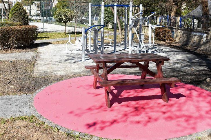 Muratpaşa’da yangında zarar gören park yenilendi G3