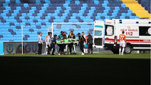 Adanaspor’da kaleci Goran Karacic hastaneye kaldırıldı