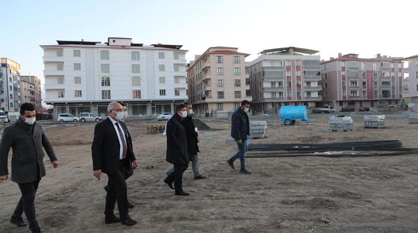 Dilucu şehitleri anıt parkında çalışmalar devam ediyor