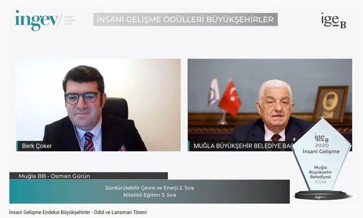 Muğla Büyükşehir’e İnsani Gelişme ödülü G5