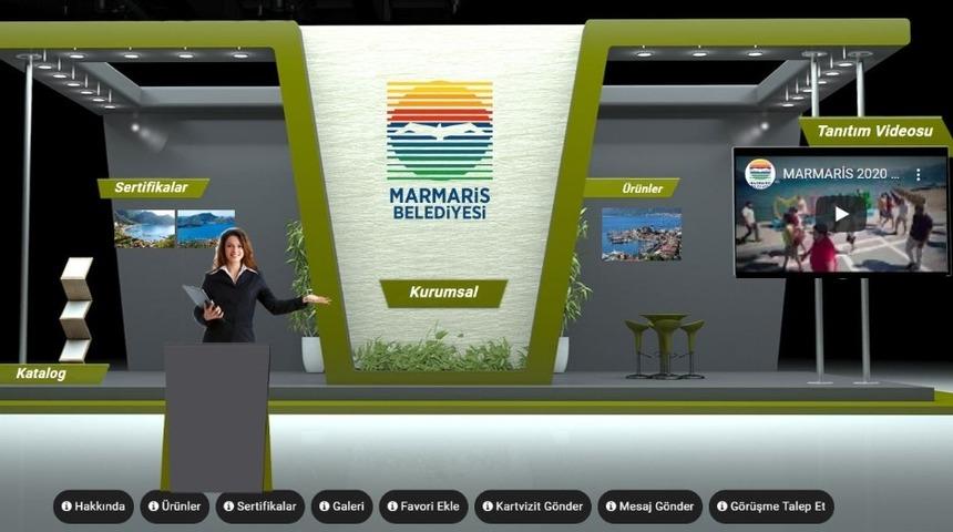 Marmaris Belediyesi Sanal Fuar&rsquo;daki yerini aldı