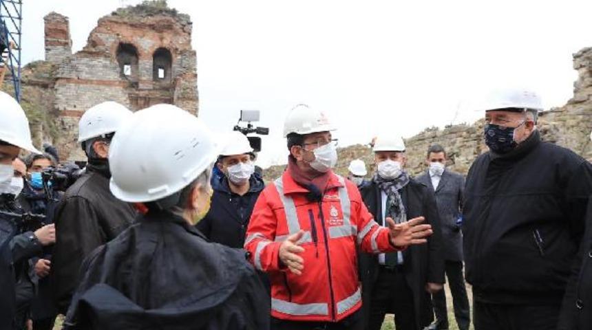 Ekrem İmamoğlu tarihi surları yerinde inceledi! 'Bu manzara içimizi acıtıyor'