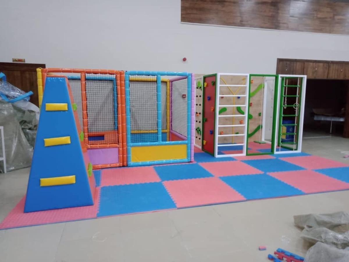 Yeni &ccedil;ocuk kul&uuml;b&uuml; oyun ve &ccedil;alışma gruplarının montajı tamamlandı