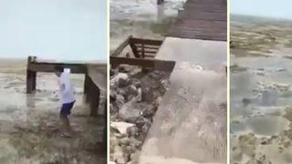 Irma kasırgası sonrası tsunami korkusu: Okyanus suyu kayboldu
