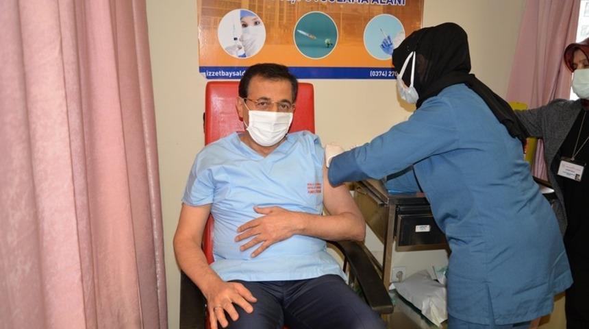 Bolu&rsquo;da 37 bin kişi korona vir&uuml;s aşısı oldu