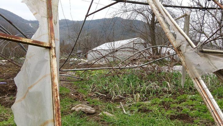 Kar yağışı seraları yıktı geçti G4