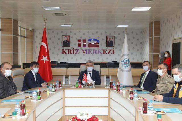 Erzincan’da 112 İl Koordinasyon toplantısı düzenlendi