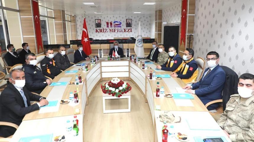 Erzincan’da 112 İl Koordinasyon toplantısı düzenlendi