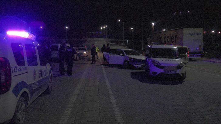 Polisten kaçan alkollü sürücü 2 ekip otosunda çarparak durabildi G2