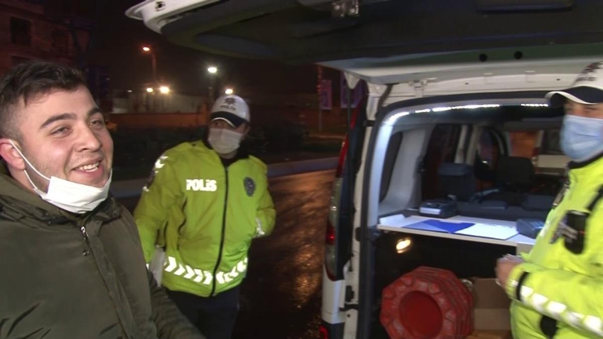 Kısıtlamayı delip kaza yapan alkoll&uuml; gen&ccedil;ler &ouml;nce tehdit yağdırdı sonra g&uuml;lerek &ldquo;haberlere de &ccedil;ıkacak mıyız&rdquo; dedi