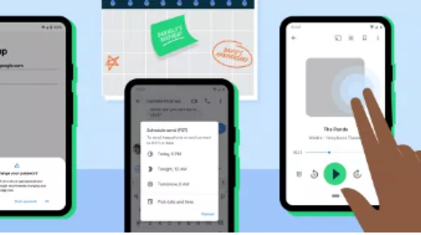 Google Android için altı güncelleme duyurdu!