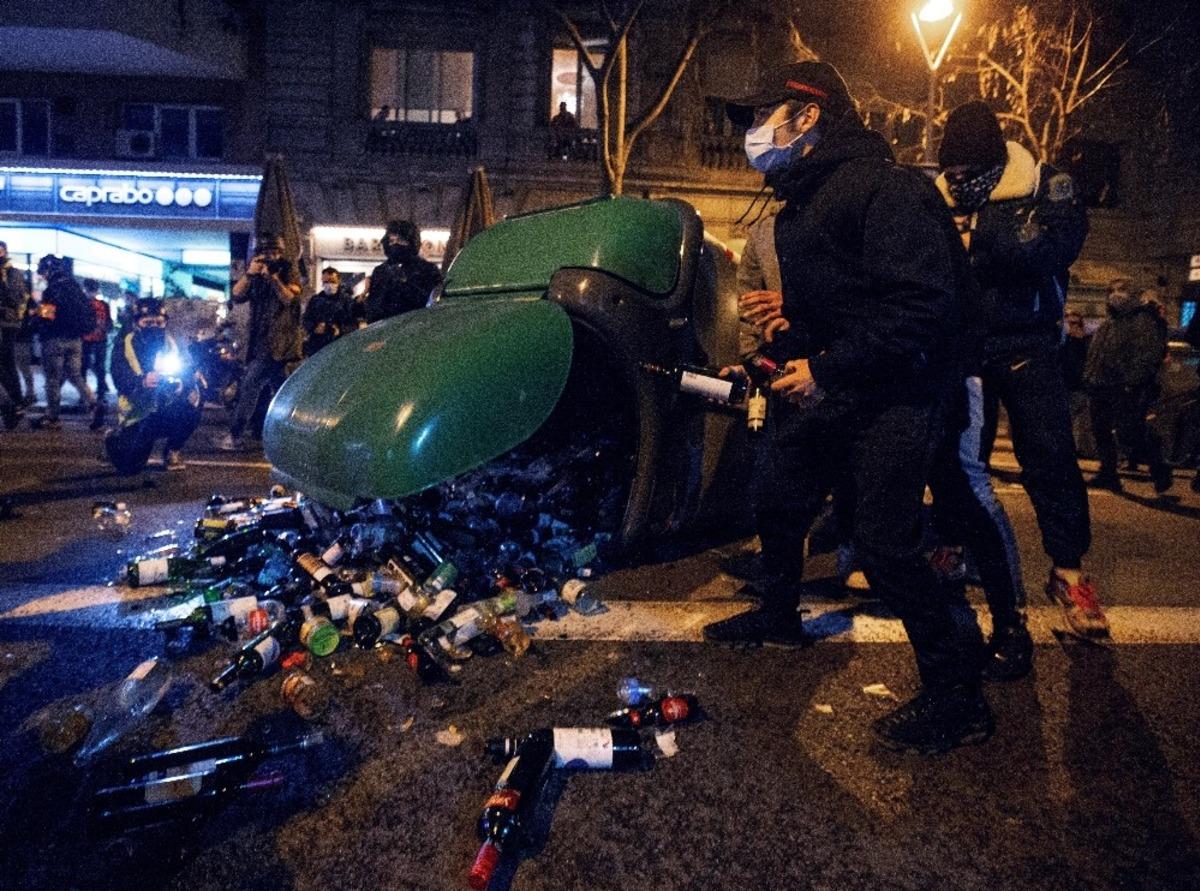 İspanya&rsquo;da rap&ccedil;i Hasel protestoları 9&rsquo;ncu g&uuml;n&uuml;nde