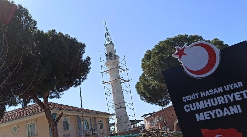 &Ouml;demiş&rsquo;in minarelerine bakım