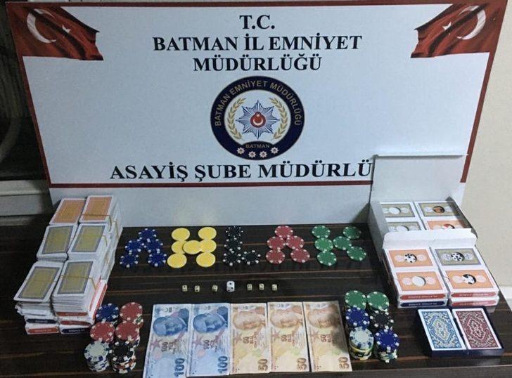 Batman’da kumar operasyonu: 17 kişiye 22 bin 712 lira para cezası kesildi G3